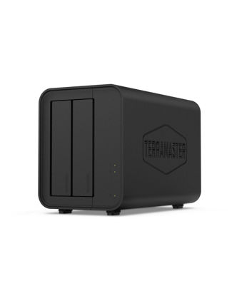 Picture of TERRAMASTER F2-424 NAS Storage 2Bay - N95 Quad-Core CPU, 8GB DDR5 RAM, 2.5GbE Port x 2, Network Attached Storage with High Performance (Diskless)