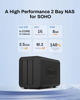 Picture of TERRAMASTER F2-424 NAS Storage 2Bay - N95 Quad-Core CPU, 8GB DDR5 RAM, 2.5GbE Port x 2, Network Attached Storage with High Performance (Diskless)