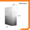 Picture of WD 6TB My Cloud Home Personal Cloud, Network Attached Storage - NAS - WDBVXC0060HWT-NESN,Single Drive,White