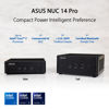 Picture of ASUS NUC 14 Pro Slim Barebone with Intel 14th Gen Core 3 100U, Up to 96GB DDR5 RAM, Triple Storage Design, Thunderbolt™ 4, Wi-Fi 6E & Bluetooth 5.3, Toolless Chassis Access, with VESA Mount Included