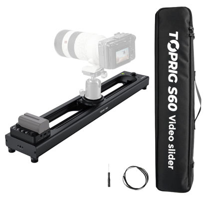 Picture of Accsoon Toprig S60 Motorized Camera Slider App Wireless Control Carbon Fiber Dolly Rail Slider Support IME Lapse Photography