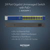 Picture of NETGEAR 24-Port Gigabit Ethernet Unmanaged PoE Switch (GS524PP) - with 24 x PoE+ @ 300W, Desktop or Rackmount, and Limited Lifetime Protection