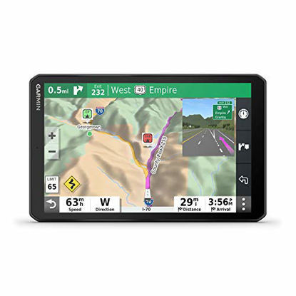 Picture of Garmin RV 890, GPS Navigator for RVs with Edge-to-Edge 8? Display, Preloaded Campgrounds, Custom Routing and More & Portable Friction Mount - Frustration Free Packaging