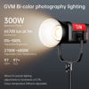 Picture of GVM Photography Lighting 300W Bi-Color Studio Lights with 45°Standard Reflector 65700Lux@1m CCT 2700~6800K 12Lighting Scenes App Control LED Video Light