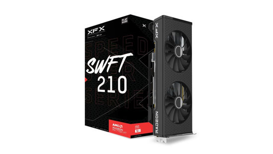 Picture of XFX Speedster SWFT210 Radeon RX 7700XT Gaming Graphics Card with 12GB GDDR6 HDMI 3xDP, AMD RDNA 3 RX-77TSWFTFA