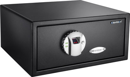 Picture of Barska Steel Security Safe Quick Access Biometric Fingerprint Lock 16.5 x 15.63 x 8 in