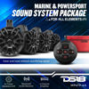 Picture of DS18 MP4TP.4A 4" 600W Bluetooth Marine Tower Speakers with Amplifier and Remote