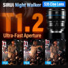 Picture of SIRUI Night Walker 75mm T1.2 S35 Telephoto Cine Lens, Large Aperture Manual Focus Lens (MS75E-B, E Mount, Black)