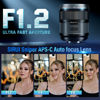 Picture of SIRUI Sniper 75mm Autofocus Lens, F1.2 Telephoto APS-C Camera Lens for A5 A6 A7 FX A9 ZV-E Series (E Mount, Black)