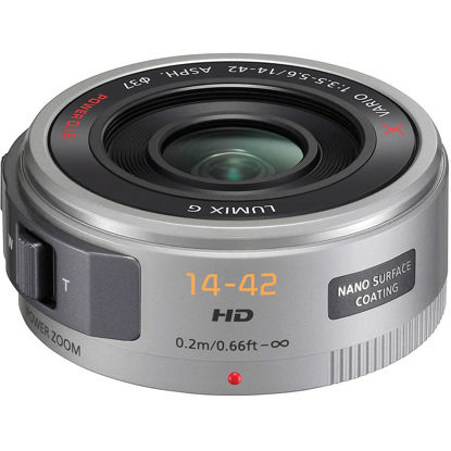 Picture of PANASONIC LUMIX G X Vario Power Zoom Lens, 14-42mm, F3.5-5.6 ASPH., Mirrorless Micro Four Thirds, POWER Optical I.S., H-PS14042S (SILVER)