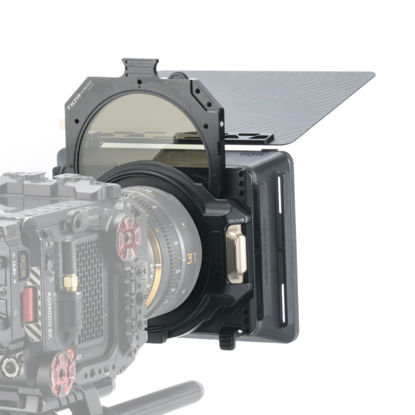 Picture of Tilta Mirage Matte Box VND Kit | includes 95mm Variable ND Filter | 4" x 5.6" and New 95mm Circular Filters | 67/72/77/82mm Adapter Rings | Lightweight | Cartridge Filter Design