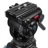 Picture of SIRUI BCH-10 Professional Fluid Video Head, with 3-6kg Counterbalance System, Pan/Tilt Friction Control, 75mm Hemisphere Diameter, Weight 1.8kg, 13.2lbs/6kg Payload