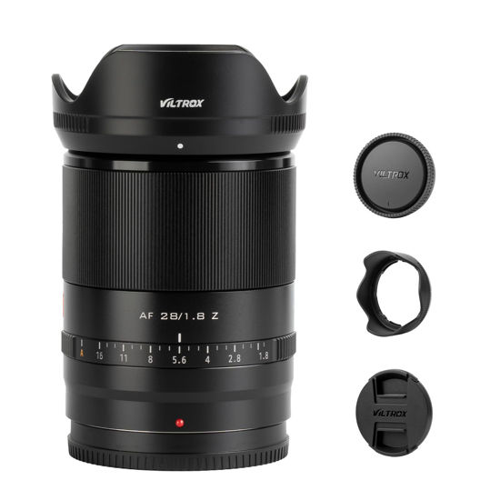 Picture of VILTROX 28mm f/1.8 F1.8 Full Frame Z Mount Lens for Nikon Z Mount Z5 Z50 Z6 Z6II Z7 Z7II ZFC Z30 Z9 Z8