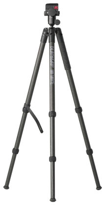 Picture of BOG DeathGrip Infinite Carbon Fiber Tripod with Heavy Duty Construction, 360 Degree Ball Head, Quick-Release Arca-Swiss Mount System, and Optics Plate for Hunting, Shooting, Glassing, and Outdoors