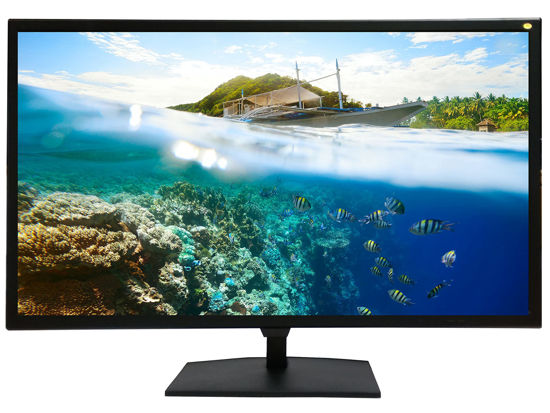 Picture of 101AV 27" Professional LED Monitor, 4K UHD, 3840 x 2160 Resolution, Build-in 3D Comb Filter & De-Interlace, Quad/PIP/POP Display, HDMI1@60Hz, HDMI2&3@30Hz, DP@60Hz, 1.073G Color, Super Slim Design