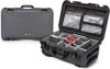 Picture of Nanuk 935 Pro Photo Kit - Waterproof Carry-On Hard Case with Lid Organizer and Padded Divider & Wheels, Graphite