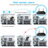 Picture of (Dual Antennas for WiFi Enhanced & 60 Days Storage) AI Human Detected 2K 3.0MP Wireless Security Camera System,OOSSXX 10 Channel NVR HD Outdoor Home Surveillance WiFi Cameras Systems