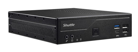 Picture of Shuttle XPC Slim DH610S Barebone PC Intel H610 Support 65W Alder Lake-s LGA1700 CPU No Ram No HDD/SSD No CPU No OS Black