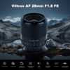 Picture of VILTROX 28mm F1.8 Wide Angle Autofocus Lens for Sony E-Mount Lens,Full-Frame Portrait Lens for Sony E Mount Alpha a7 a7II a7III a7R a7RII a7RIII a7RIV a7RV a7SII a7SIII a9 a7C a6500 a6400 a5000 a6000…