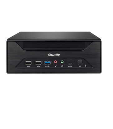 Picture of Shuttle Intel XPC Slim XH610 Barebone System - Mini PC - Socket LGA-1700-1 x Processor Support, Black