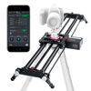 Picture of ASHANKS Camera Slider Motorized, APP Control Carbon Fiber Track Dolly Rail with Time-Lapse Video Shot Follow Focus Shot and 120 Degree Panoramic Shoot, for Android/iOS Smartphone, 31.5in/80cm