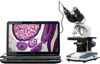 Picture of AmScope - 40X-2500X LED Digital Binocular Compound Microscope with 3D Stage + 3MP USB Camera