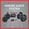 Picture of NOAM NUTV4 Quad - 4 Channels Marine Bluetooth ATV/Golf Cart/UTV Speakers Stereo System