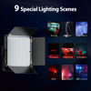 Picture of Pixel K80 Photography Lighting with APP Control, 2600K-10000K CRI 97+ RGB Led Video Light Panel, 9 Applicable Scenes Lighting for Studio/Gaming/Streaming/YouTube/Videography/Film/Video Recording