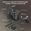 Picture of SmallRig Camera Cage Advanced Kit for Blackmagic Design Cinema 6K, Only for BMCC 6K, with Top Handle, Rotating Side Handle, SSD Bracket, Cable Clamp, Lens Mount Adapter, 15mm Rods and Baseplate - 4575