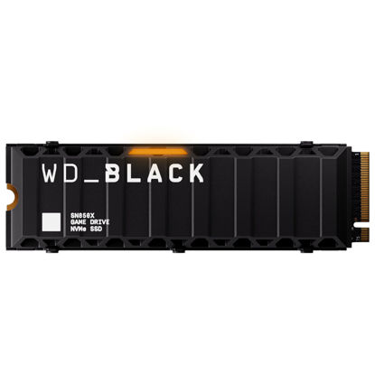 Picture of WD_BLACK 4TB SN850X NVMe Internal Gaming Solid State Drive with Heatsink - Works with PlayStation 5, Gen4 PCIe, M.2 2280, Up to 7,300 MB/s - WDS400T2XHE