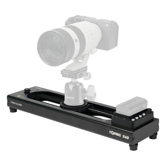 Picture of Accsoon toprig Camera Slider, 16''/40cm Motorized Video Slider for Professional Shooting, Telescore/Macro APP Supported-Video Mode/Time-Lapse/Loop, 120 ° Panorama Shooting, Easy to Install