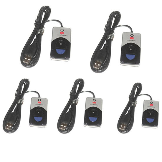 Picture of 100% USB Fingerprint Reader Digital Persona U.are.u 4500 Reader USB Biometric Fingerprint Scanner 70" Cable (5pcs)