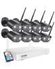 Picture of ZOSI Ultra Long Distance Mesh WiFi Security Camera System, 8CH 2K NVR with HDD 2TB and 8 x 3MP Wireless Camera Outdoor with Color Night Vision, Light & Sound Alarm, 2-Way Talk, AI PIR Alerts