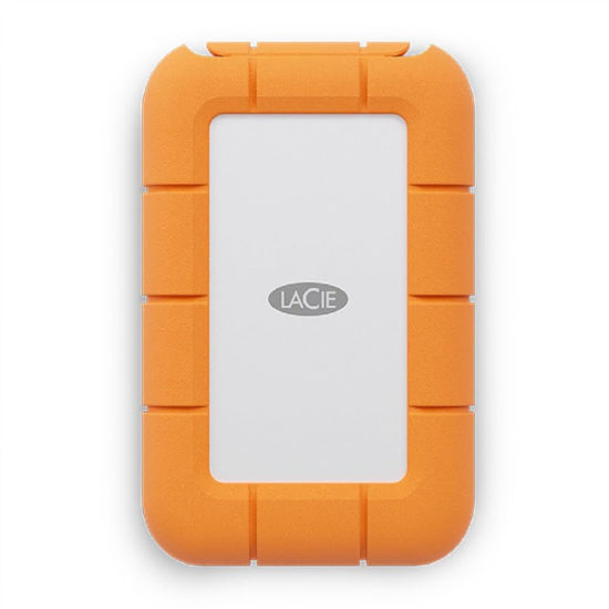 Picture of LaCie Rugged Mini SSD 4TB Solid State Drive - USB 3.2 Gen 2x2, speeds up to 2000MB/s, compatible with PC, Mac, and iPad (STMF4000400)