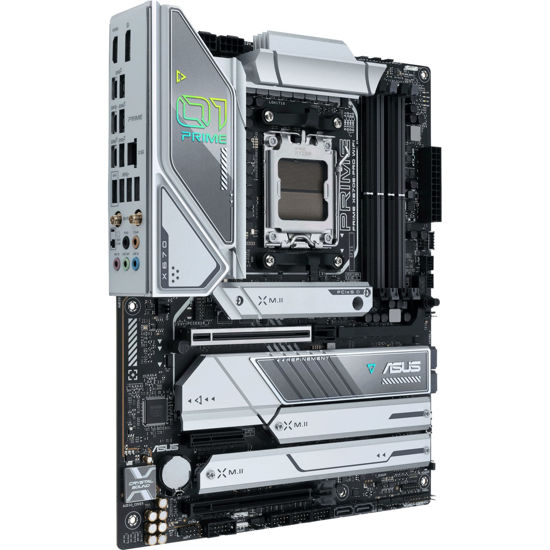 Picture of ASUS Prime X670E-PRO WiFi AMD X670 AM5 Ryzen™ Desktop 9000 8000 & 7000 ATX Motherboard with PCIe® 5.0, Four M.2 Slots, DDR5 Slots, USB 3.2 Gen 2x2 Type-C®, USB4® Support, WiFi 6E, and 2.5G Ethernet