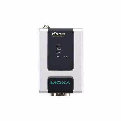 Picture of MOXA NPort 6150 -1 Port RS-232/422/485 Secure Device Server, 12-48V, w/ Adapter