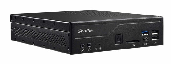 Picture of Shuttle XPC Slim DH410S Mini Barebone PC Intel H410 Support 65W Cometlake-s LGA1200 CPU No Ram No HDD/SSD No CPU No OS (No Vesa Mount)