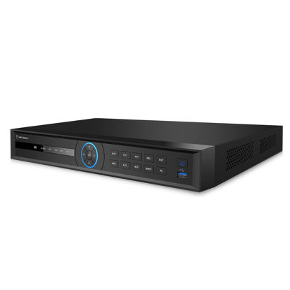 Picture of Amcrest 4K NV4232-EI 32CH AI NVR, Smart NVR, Facial Recognition, Facial Detection & Vehicle Detection - Supports 32 x 4K IP Cameras, Supports 2 x 16TB HDD (Not Included) (No PoE Ports Included)