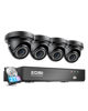 Picture of ZOSI 8 Channel 4K 8MP PoE Home Security Camera System Outdoor, 4 x Wired 5MP(3K) Dome PoE IP Cameras, 8CH PoE NVR (16CH Expandable) with 2TB HDD for 24/7 Recording, Motion Detection, Remote Control