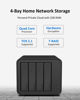 Picture of TERRAMASTER F4-212 4 Bay NAS - Quad Core CPU, 2GB DDR4 RAM, Network Attached Storage Personal Cloud with Rich Backup Solutions (Diskless)