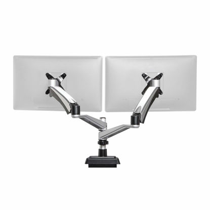 Picture of Vari Dual Monitor Arm - VESA Monitor Mount w/ 360 Degree Adjustment - Monitors up to 27 inches, 19.8 lbs - Double Monitor Arms with Full Adjustability - Computer Monitor Stand for Home or Office