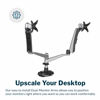 Picture of Vari Dual Monitor Arm - VESA Monitor Mount w/ 360 Degree Adjustment - Monitors up to 27 inches, 19.8 lbs - Double Monitor Arms with Full Adjustability - Computer Monitor Stand for Home or Office