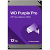 Picture of Western Digital 12TB WD Purple Pro Surveillance Internal Hard Drive HDD - SATA 6 Gb/s, 256 MB Cache, 3.5" - WD121PURP