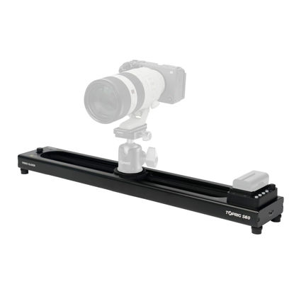 Picture of Accsoon toprig Camera Slider, Adjustable 24''/60cm Motorized Aluminum Alloy Video Slider with Full Button Control, Support APP-Video Mode, Speed Control Konb, 120° Panoramic Shooting, Easy to Install