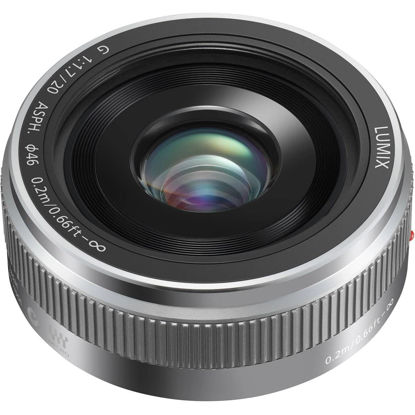 Picture of Panasonic LUMIX G II Lens, 20MM, F1.7 ASPH, MIRRORLESS Micro Four Thirds, H-H020AS (USA Silver)