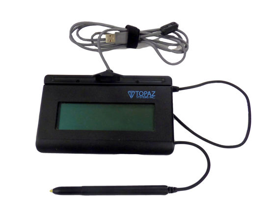 Picture of Topaz Systems SignatureGem T-L462 Signature Pad T-LBK462-BSB-R