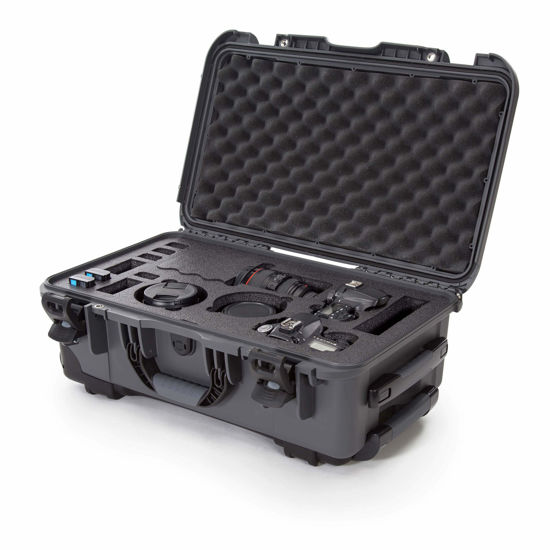 Picture of Nanuk 935 Waterproof Carry-on Hard Case with Foam Insert for Canon, Nikon - 2 DSLR Body and Lens/Lenses - Graphite