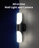 Picture of eufy Security S100 Wired Wall Light Cam (2-Pack), Security Camera Outdoor, 2K Camera with 1200 Lumen Light, Color Night Vision, Motion Activated Light, AI Smart Detection, IP65 Waterproof