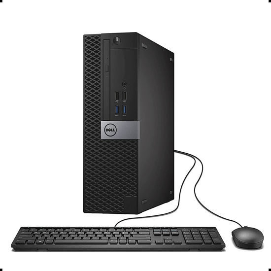 Picture of Dell Optiplex 7040 Desktop Small Format, Intel Core i7-6700, 16GB RAM, 512GB SSD, Windows 10 Pro (Renewed)