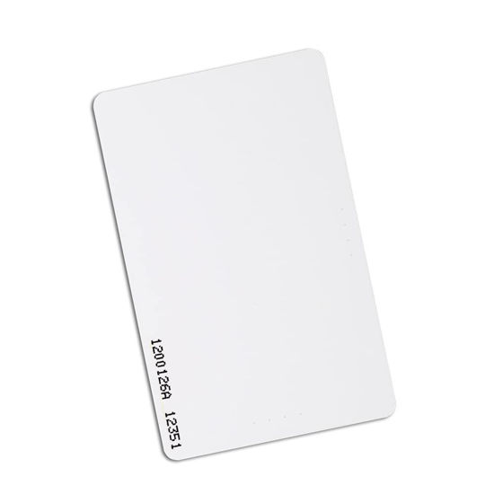 Picture of BudgetBadge Custom Programmed PVC Proximity Card for Access Control. Replaces HID 1386 ISOProx II Cards. Standard 26 bit H10301 Format. Choose Your Facility Code & Range. (100 Pack)